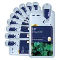 Mediheal Dermaplus Cica Mask - emballage pratique pour un soin rapide.