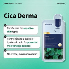 Mediheal Dermaplus Cica Mask - essence hydratante sans effet collant.