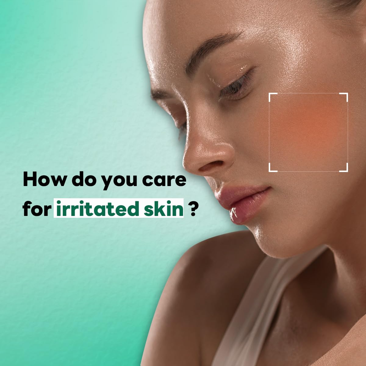 Mediheal Dermaplus Cica Mask - feuille sur le visage pour apaisement et fraîcheur.