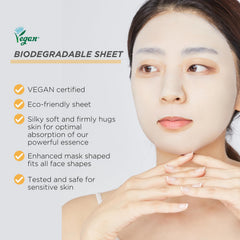 Mediheal EGT Ampoule Masque Visage 10 Feuilles – essence hydratante qui pénètre rapidement.