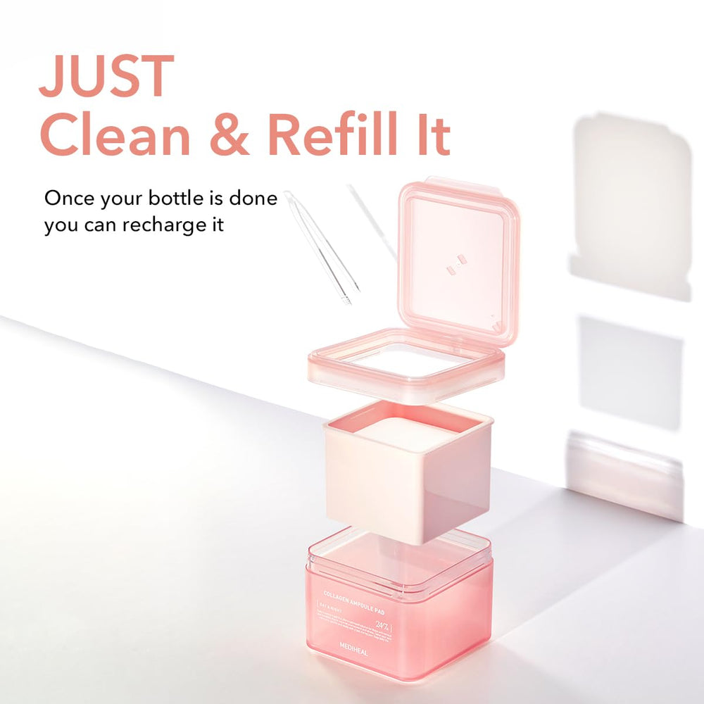 Emballage refill eco-soie Mediheal, option durable et végan