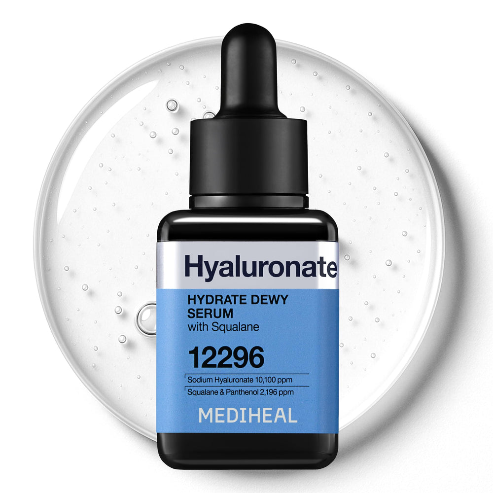 Mediheal Hyaluronate Hydrate Dewy Serum bottle for lasting hydration