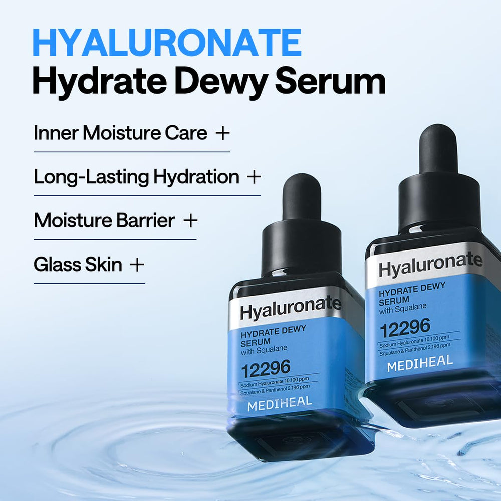 Pumping the serum from a sleek bottle for even distribution