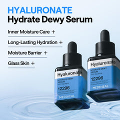 Pumping the serum from a sleek bottle for even distribution
