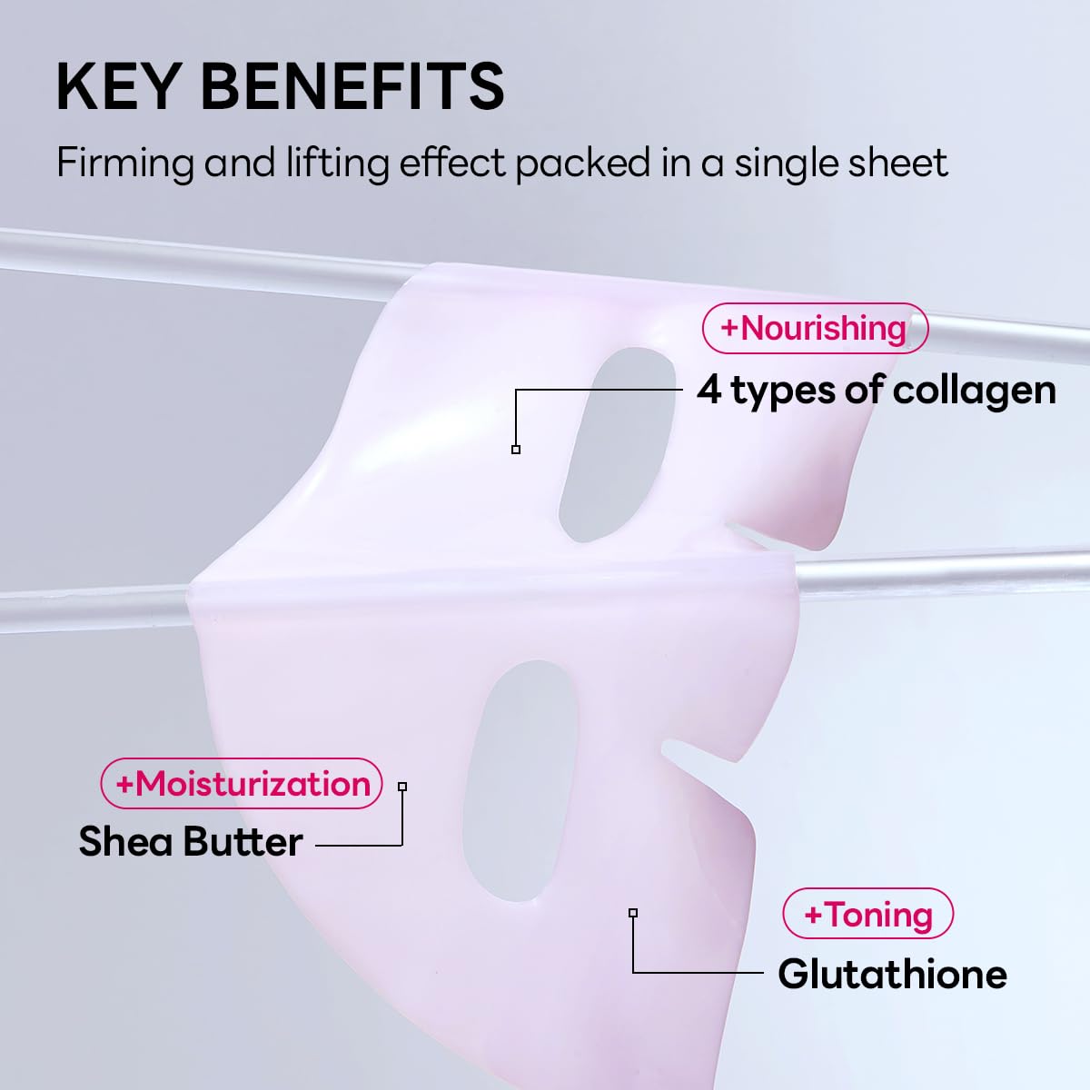 Mediheal Hyper Collagen mask gentle option for sensitive skin.