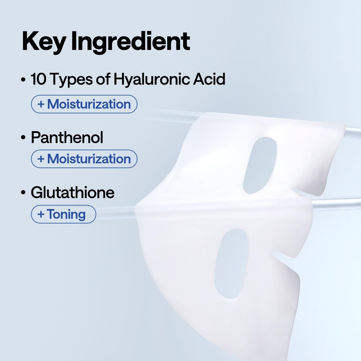 Mediheal Hyper Hyaluronate: application douce du masque sur le visage
