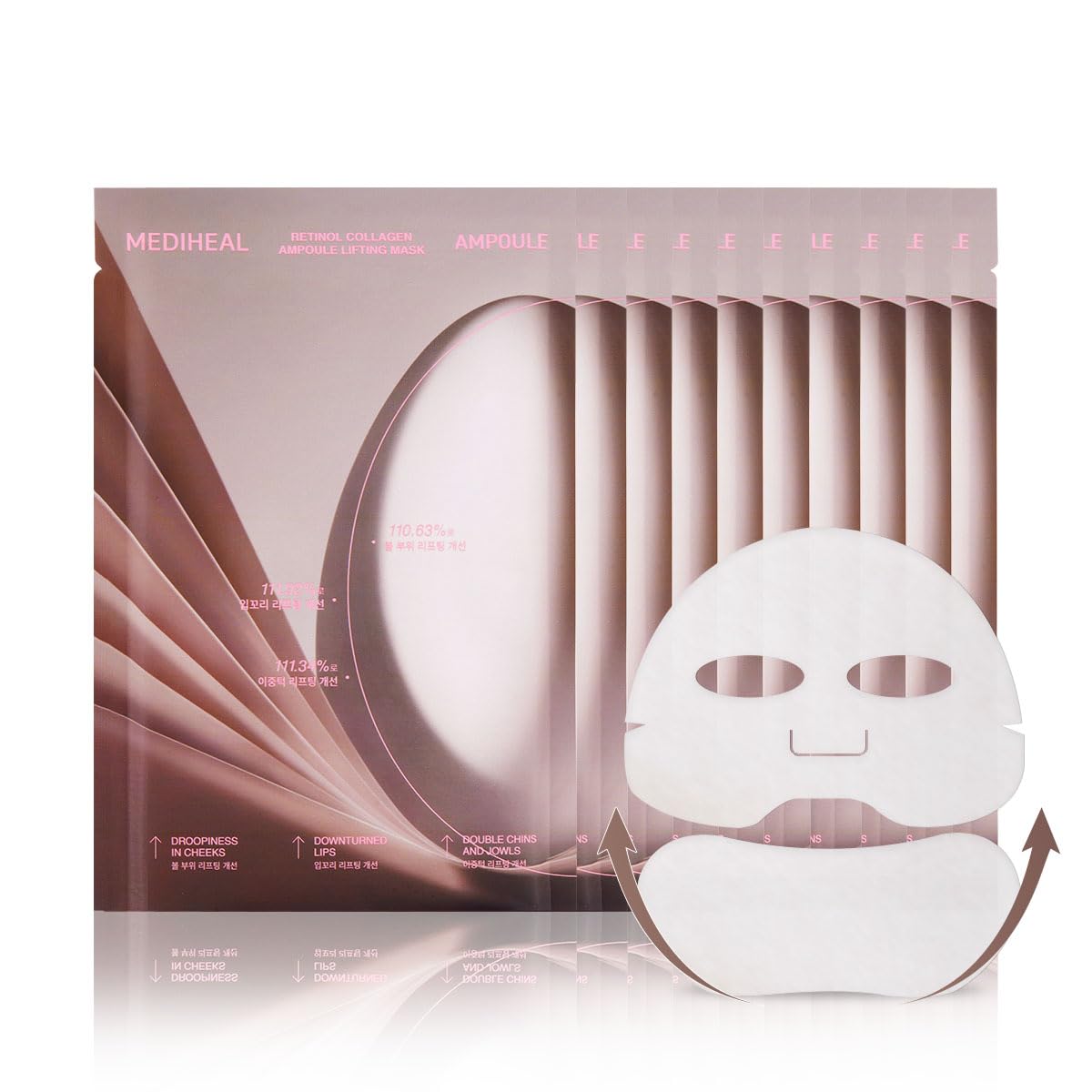 Mediheal masque liftant retinol-collagène pour raffermir et lisser la peau