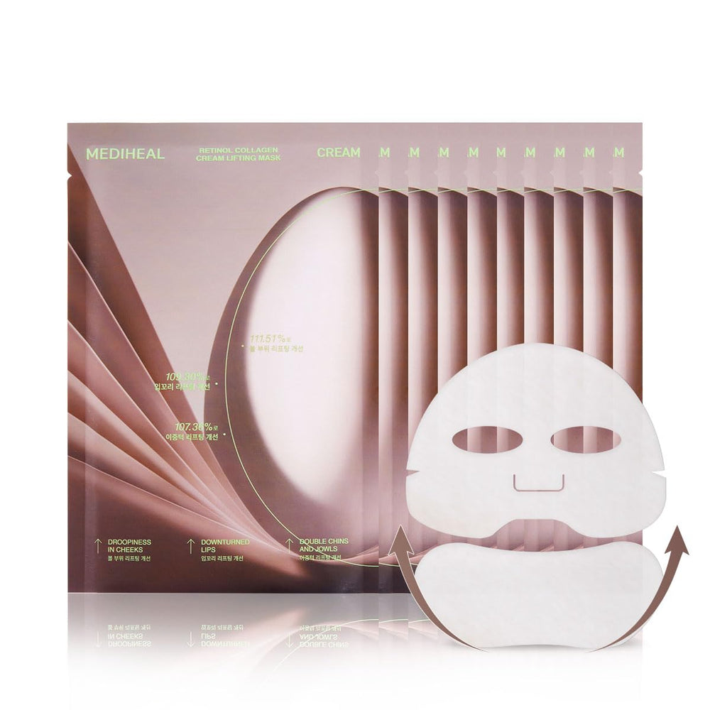 Mediheal masque raffermissant retinol collagene, contour plus tonique