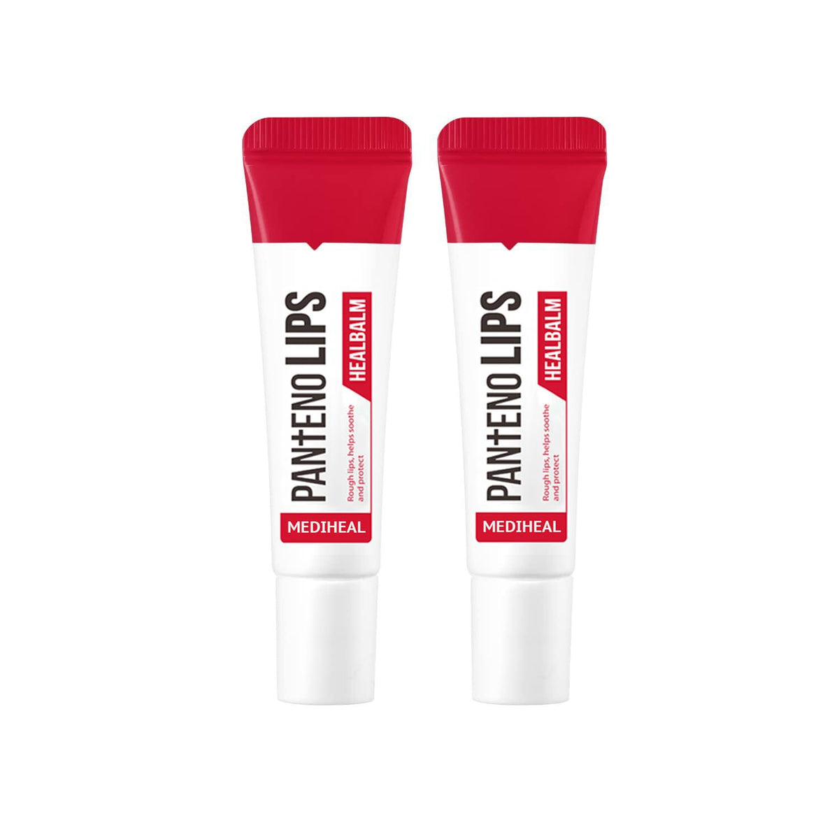 Mediheal Pantenolips Healbalm dans le tube transparent prêt à hydrater rapidement les lèvres
