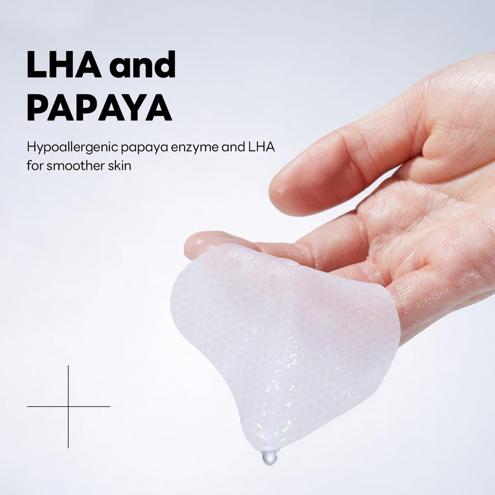 Mediheal Phyto-Enzyme Peeling Pad, enzyme papaye, exfolie en douceur pour pores nets.