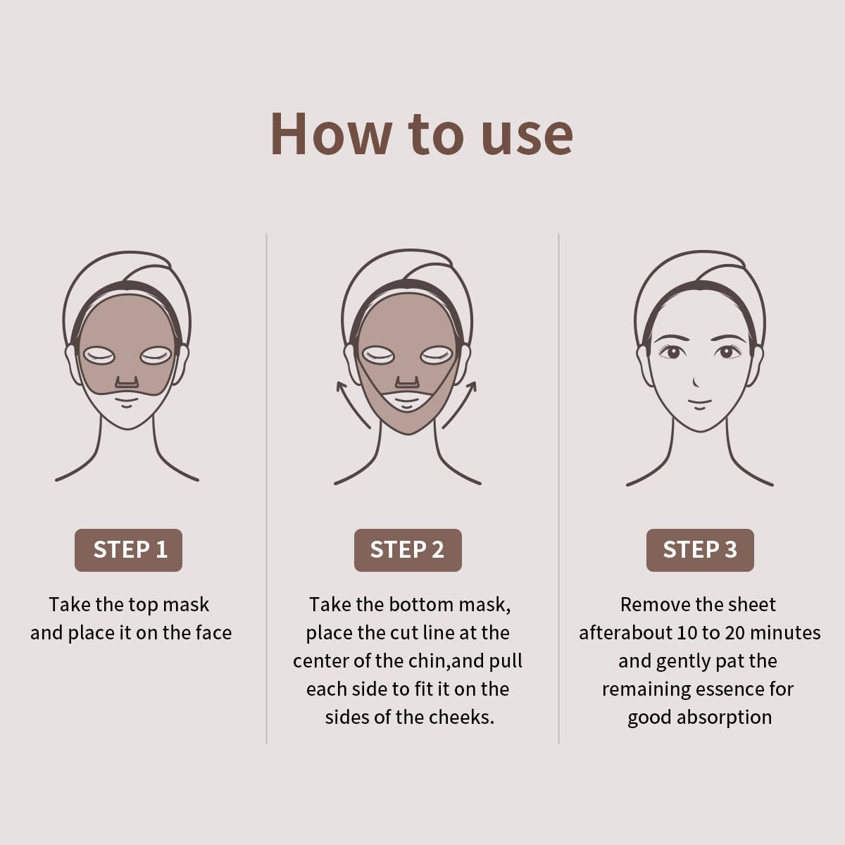 Rituel beauté quotidien Mediheal pour soin du visage
