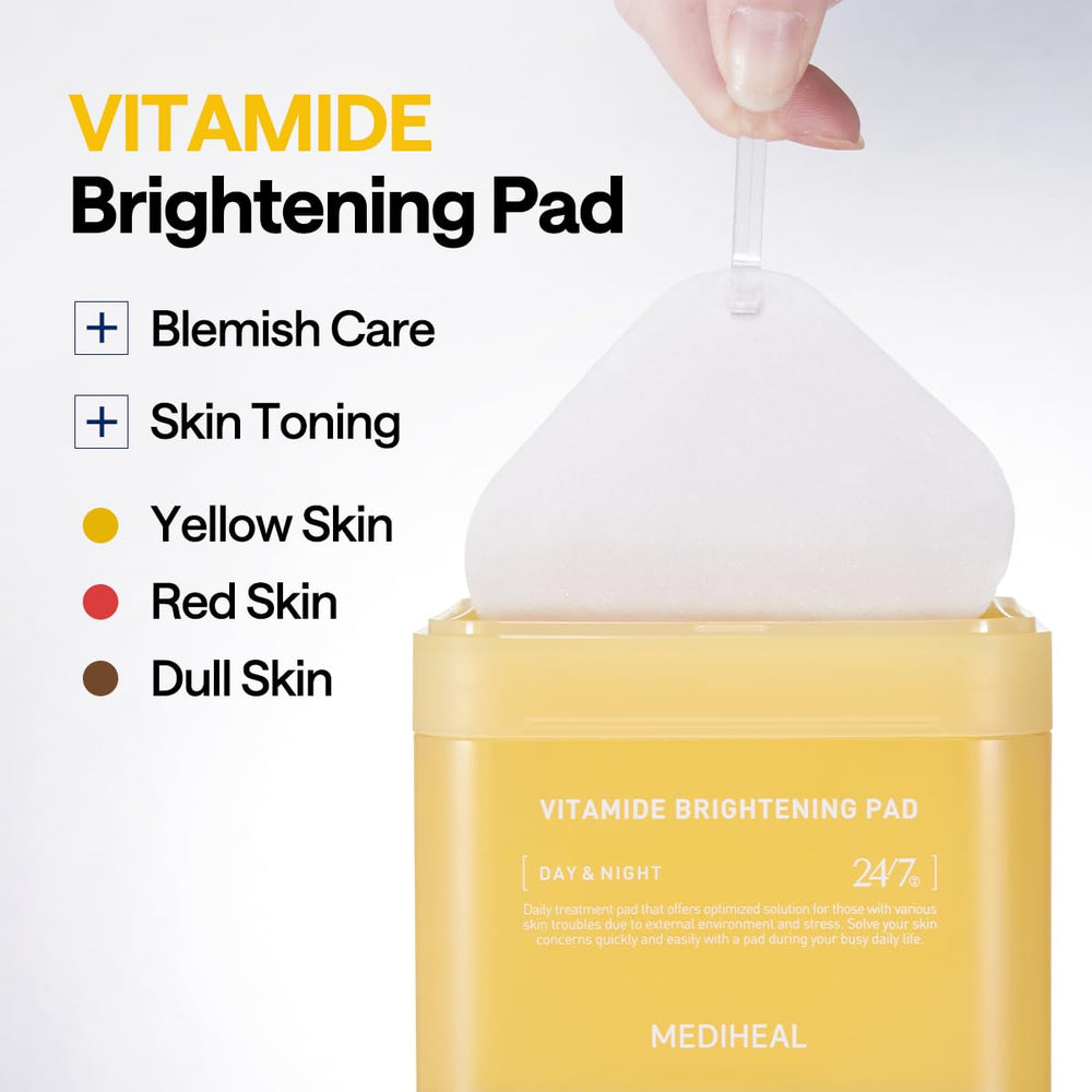 Texture coton extensible Mediheal Vitamide couvre facilement les zones du visage.