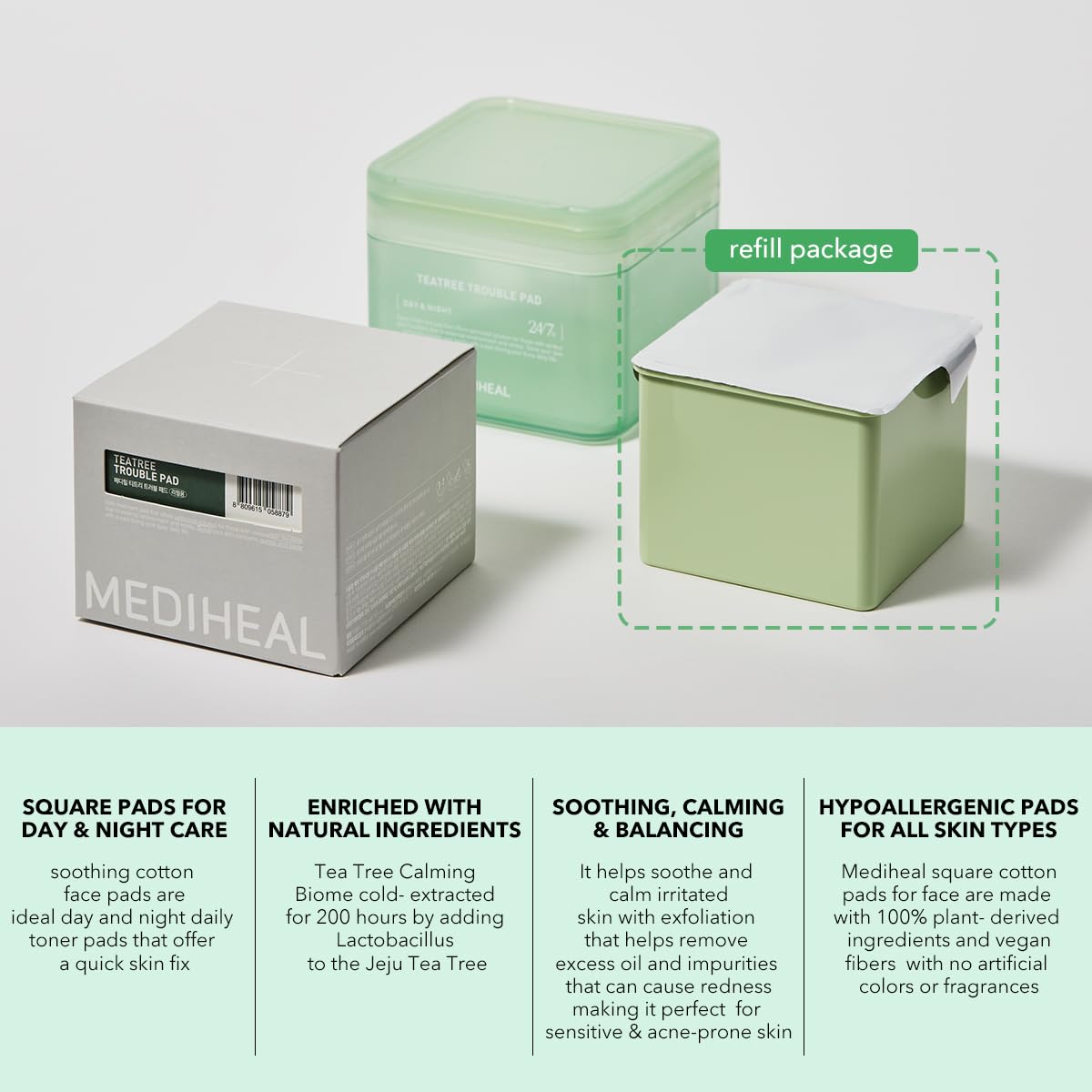 Pinces longues incluses pour manipuler les disques Mediheal sans contamination