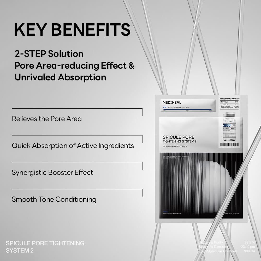 Mediheal texture peau après utilisation – peau plus lisse et confortable.