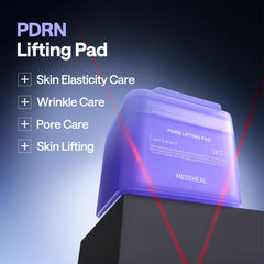 Mediheal Toner Pads PDRN Peptides renforcent l’élasticité et la structure cutanée.