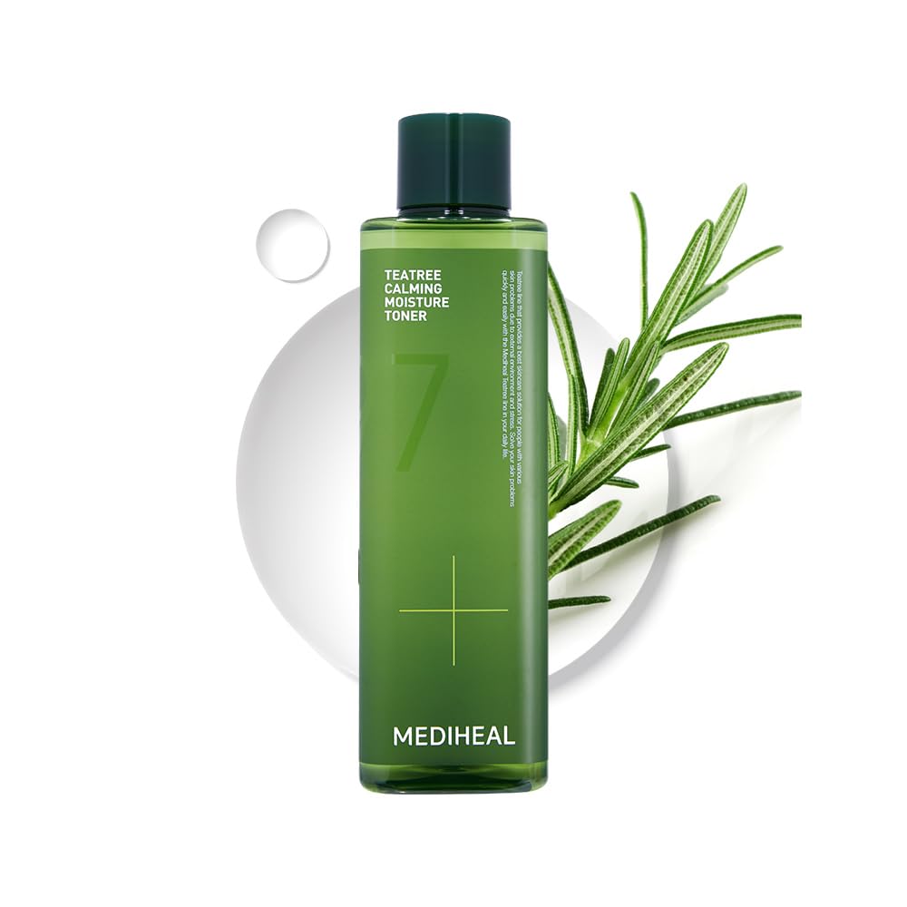 Mediheal Teatree Toner — bouteille élégante et apaisante, idéale pour la routine.