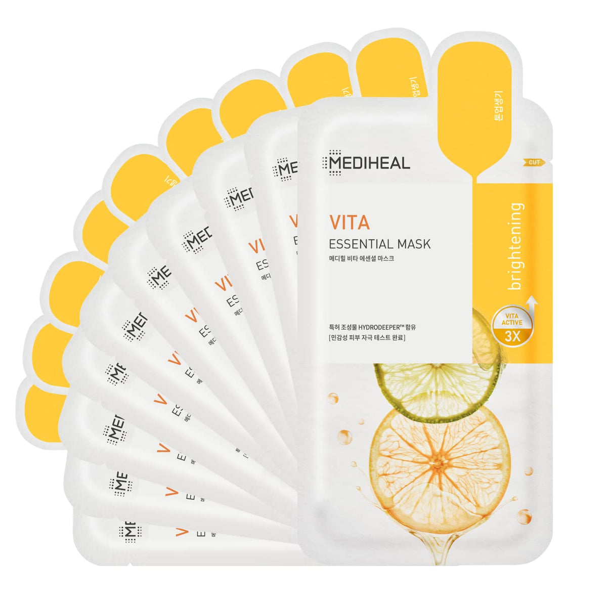 Mediheal Vita Essential: masque visage - application facile et absorption rapide.