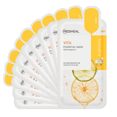 Mediheal Vita Essential: masque visage - application facile et absorption rapide.