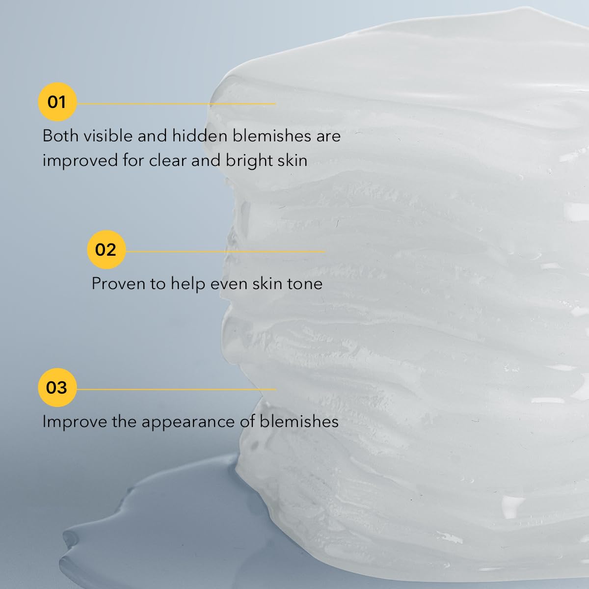 Mediheal Vitamide Brightening Pad Refill — démonstration après le nettoyage.