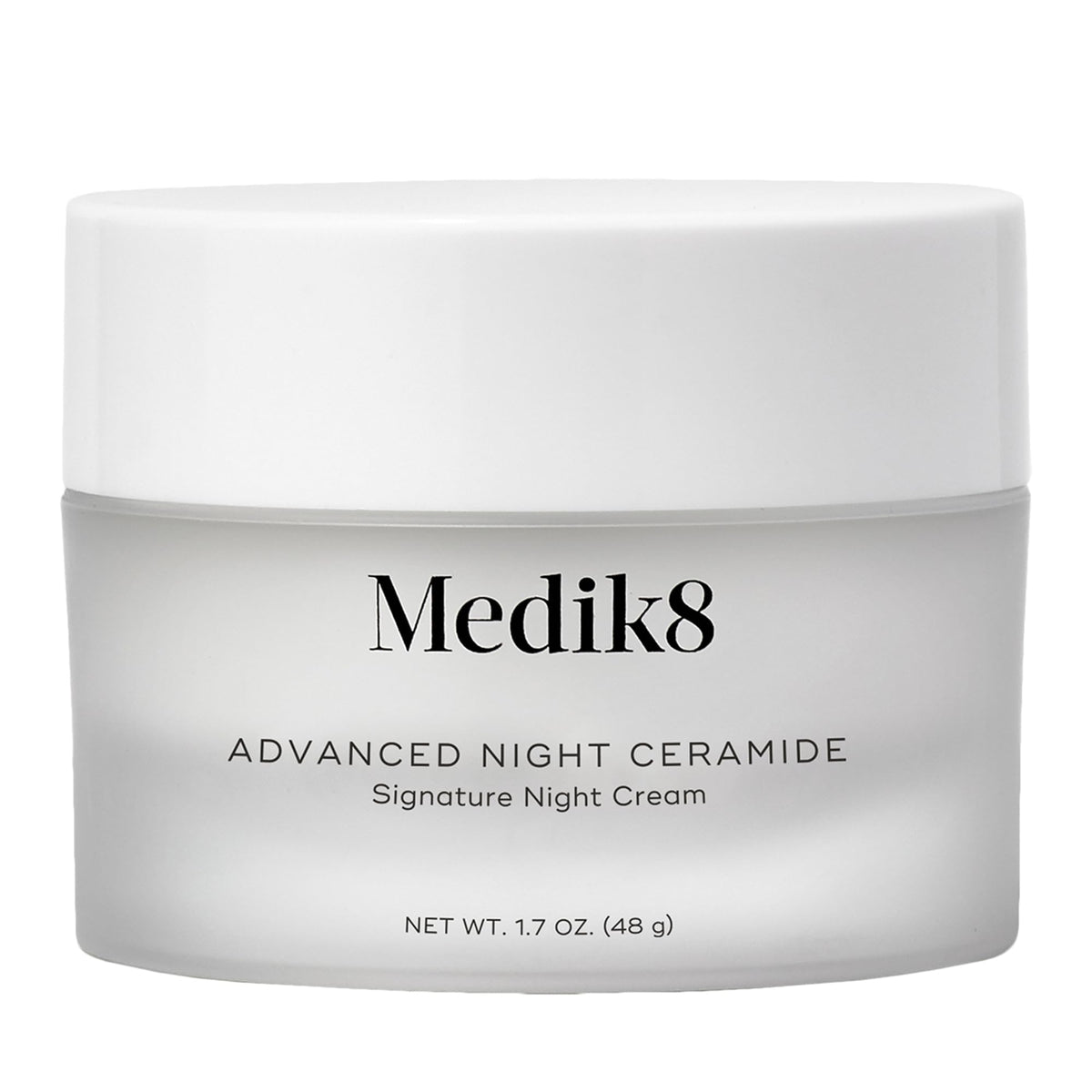 Medik8 Advanced Night Ceramide : bouteille élégante pour hydratation nocturne