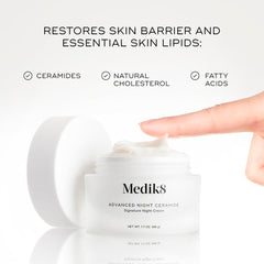 Medik8 Advanced Night Ceramide : contour des yeux rafraîchi et défatigué