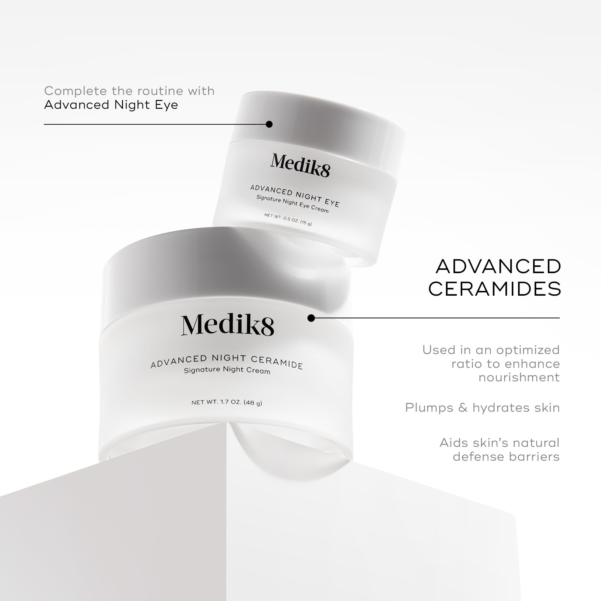 Medik8 Advanced Night Ceramide : peau nourrie et confortable au réveil