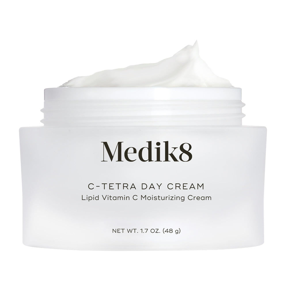 Medik8 C-Tetra Crème de jour : texture lumineuse pour hydratation légère.