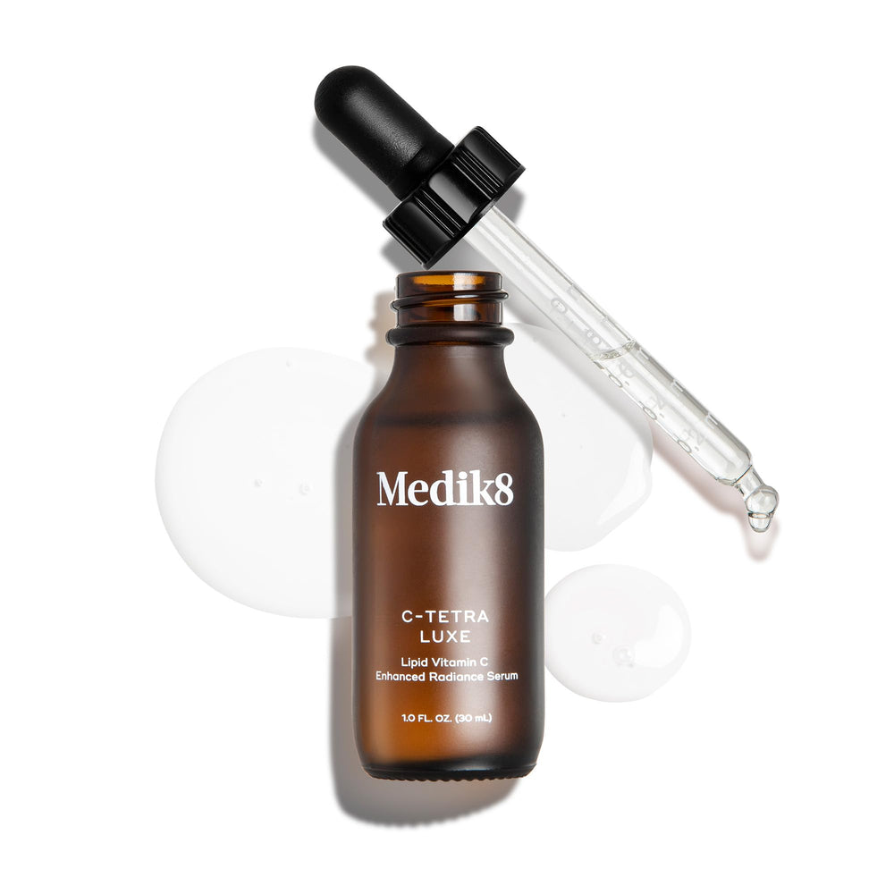 Medik8 C-Tetra Luxe : peau lumineuse et rafraîchie après utilisation.