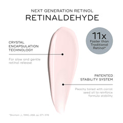 Medik8 Crystal Retinal 1, etiquette-produit, présentation élégante soutenant une routine nocturne.