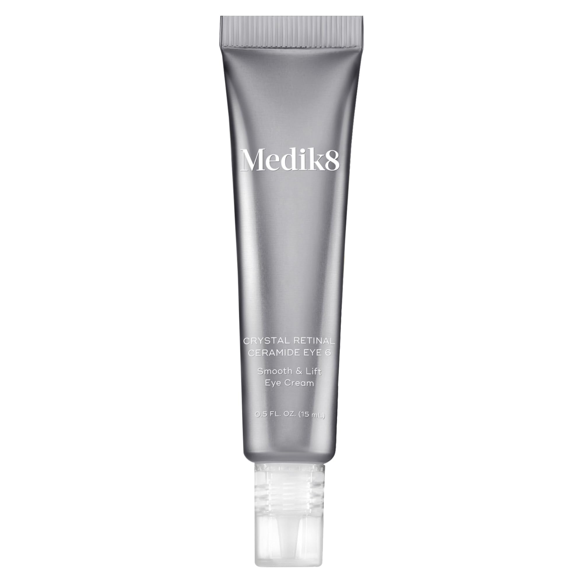 Medik8 Crystal Retinal Ceramide Eye 6 emballage élégant pour une routine ciblée.