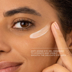 Medik8 Eye Peptides Gel application rapide et absorption sans résidu.
