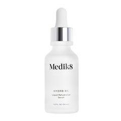 Medik8 Hydr8 B5 – bouteille pompe montrant une hydratation rapide et durable.