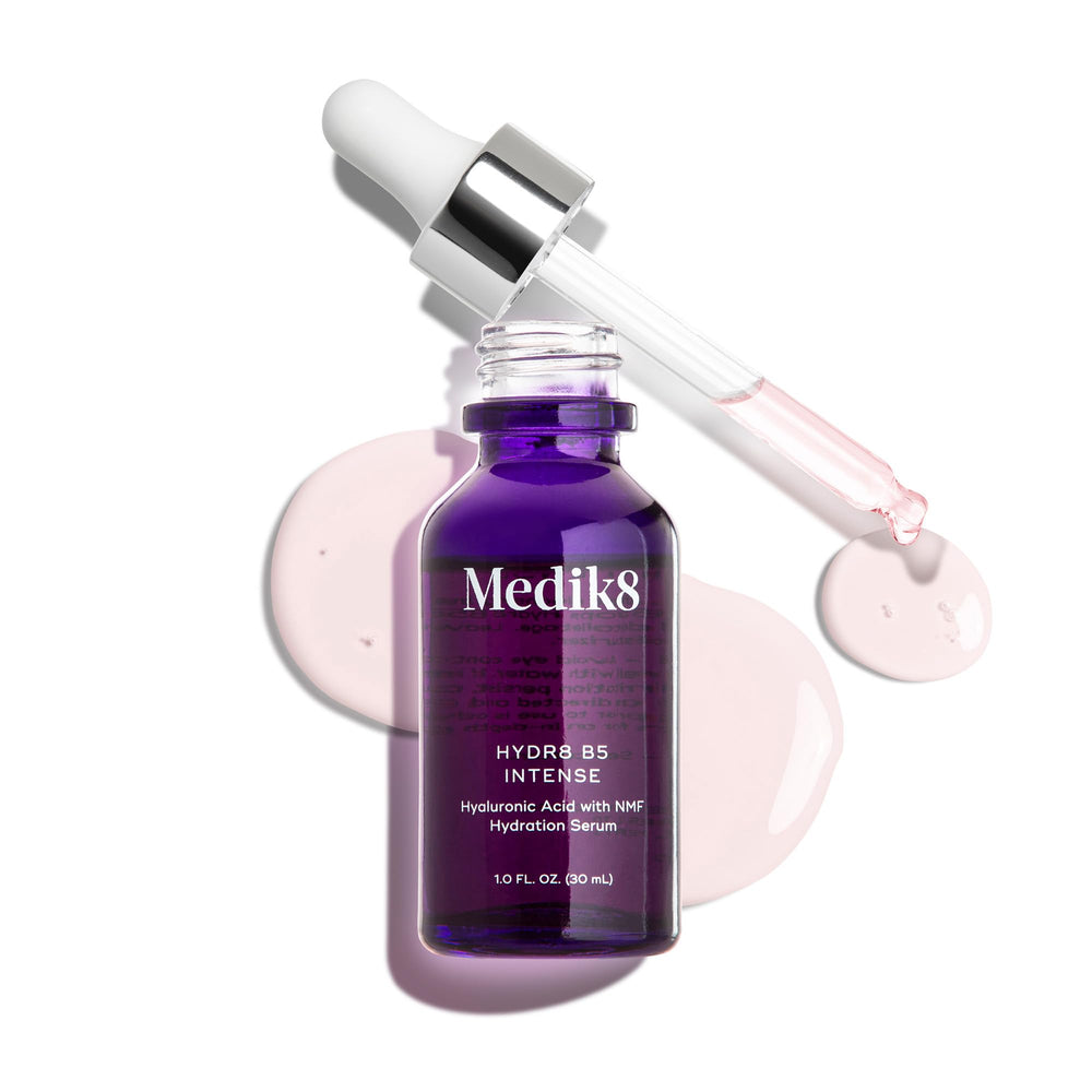 Medik8 Hydr8 B5 Intense – extrait de Saskatoon pour soutenir l’hydratation naturelle.