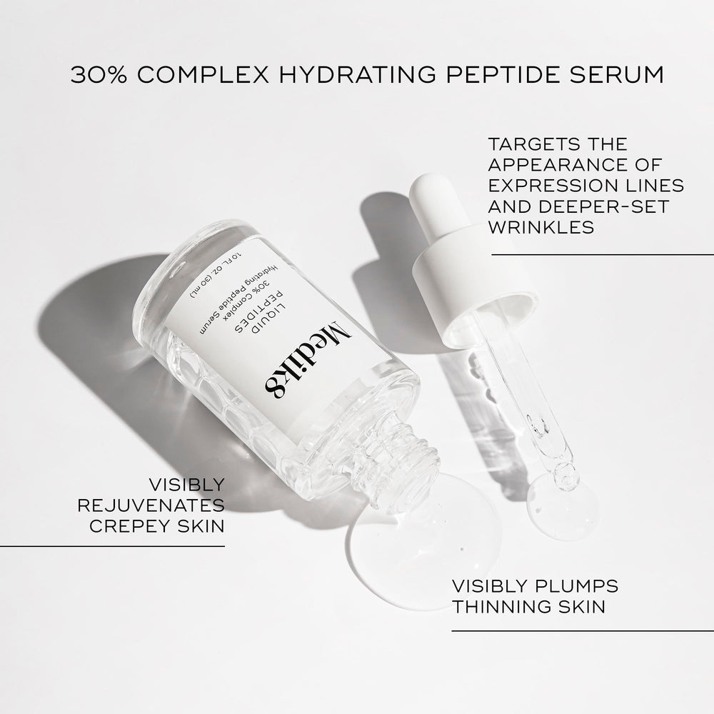 Medik8 Peptides Liquides, applicateur goutte, absorption rapide sans sensation lourde