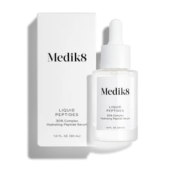 Medik8 Peptides Liquides, bouteille pompe, hydratation durable pour peau douce et lisse