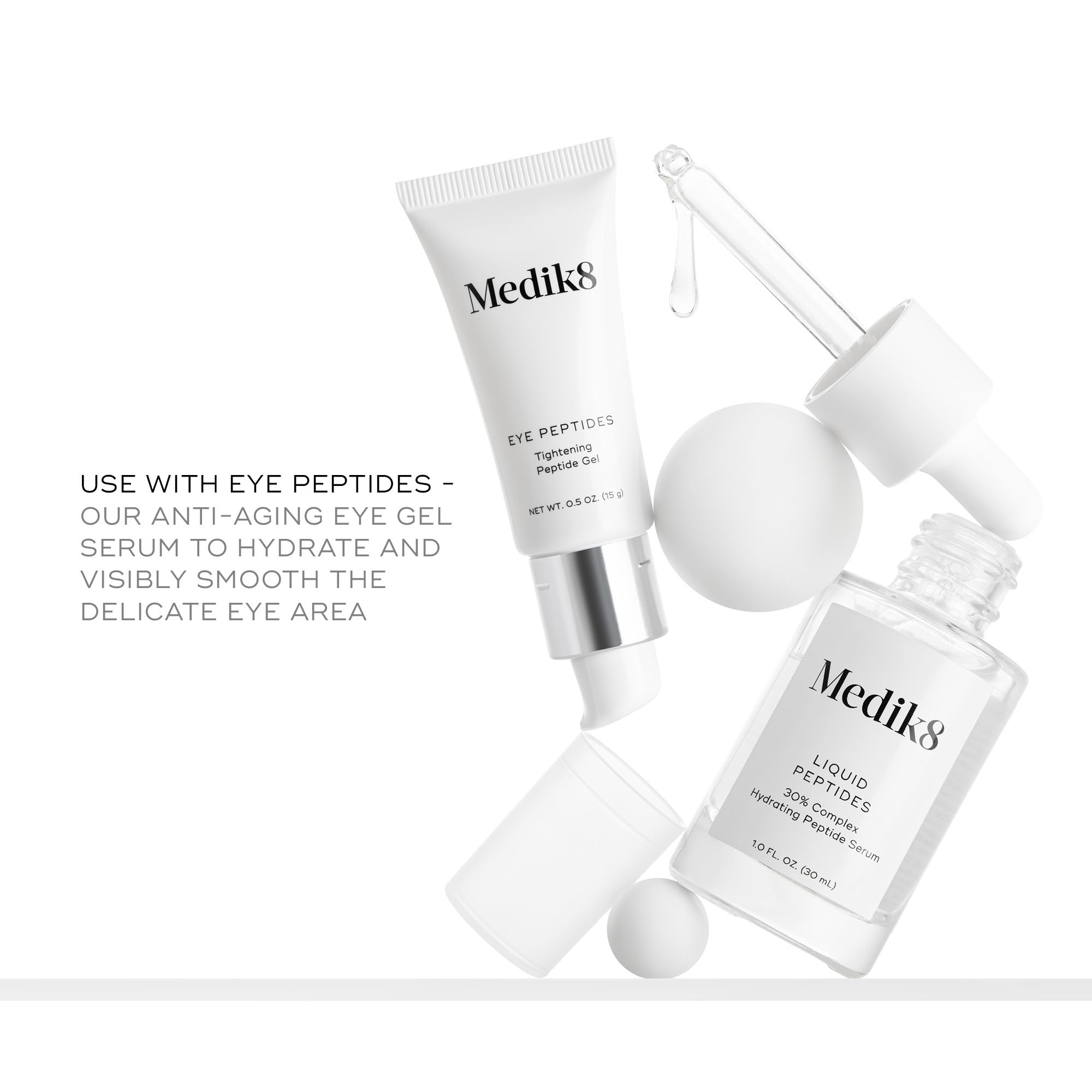 Medik8 Peptides Liquides, hydration profonde, peau repulpée et confortable