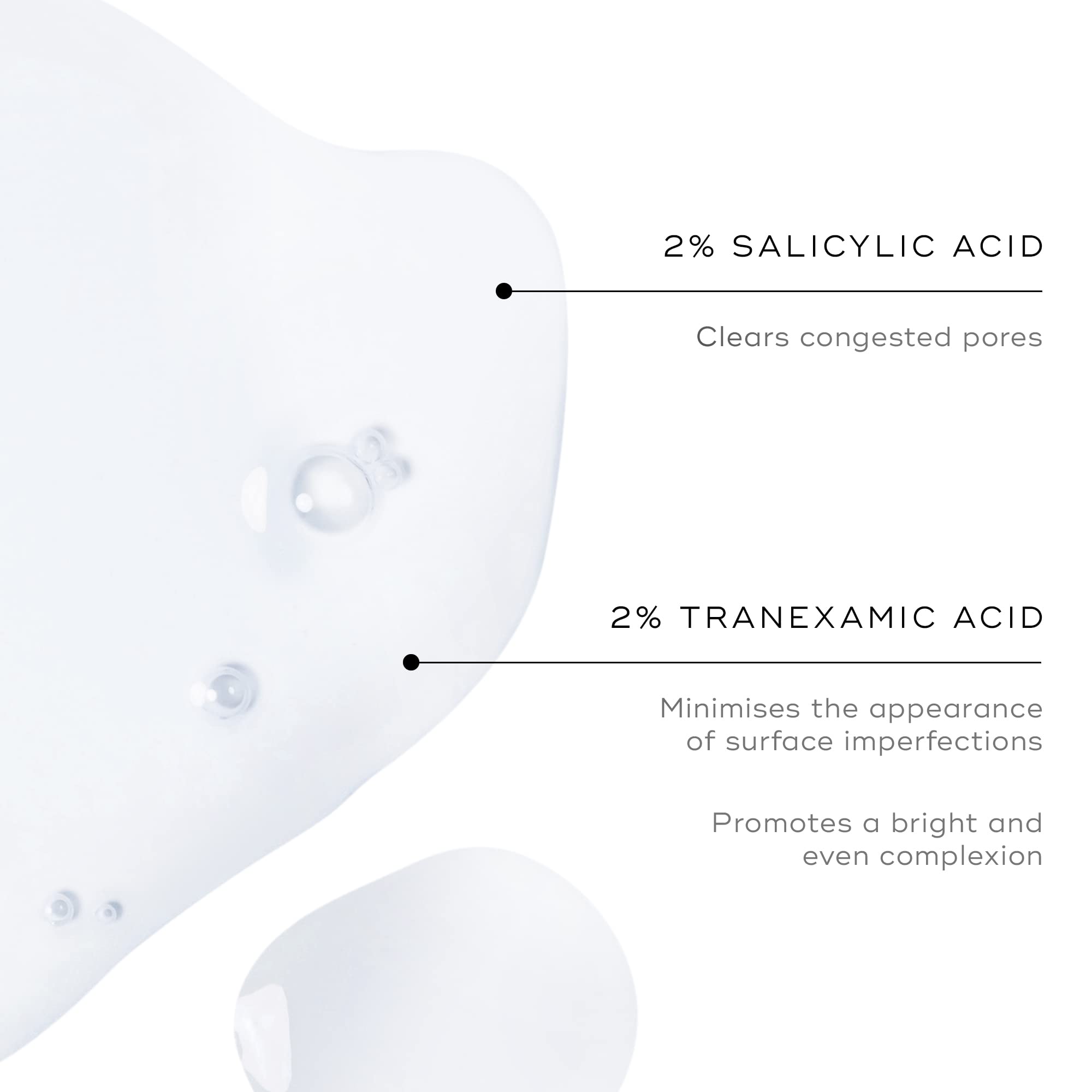 Medik8 Press et Clear: texture peau fine après usage