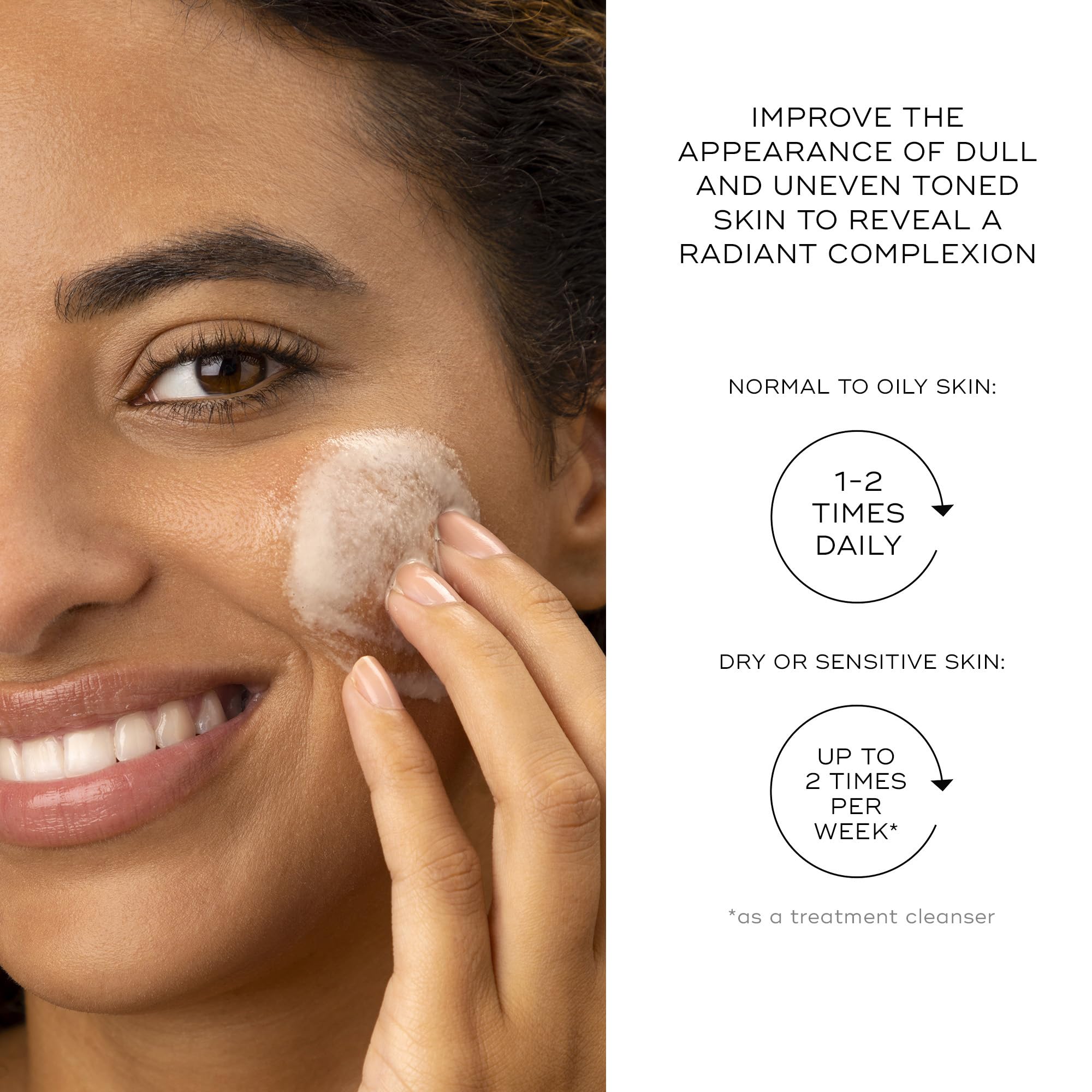 Medik8 Surface Radiance Cleanse, action-bha douce, peau plus nette et uniforme.