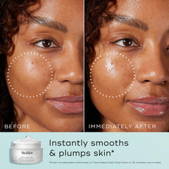 Medik8 Total Moisture s applique sur peau: base legere parfaite pour maquillage.