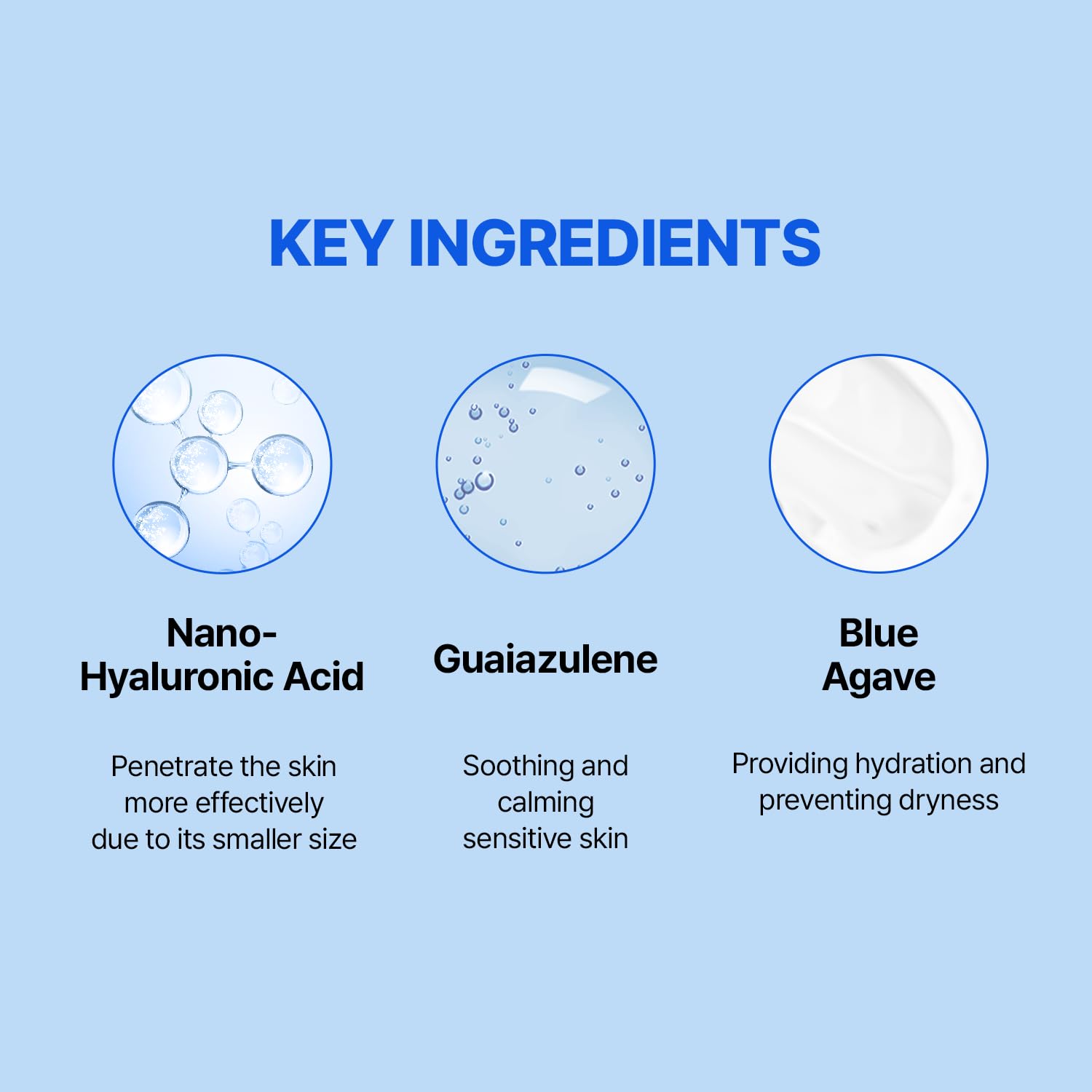 MEDITHERAPY Bluelayer nano-hyaluronique et agave bleu hydratent durablement.