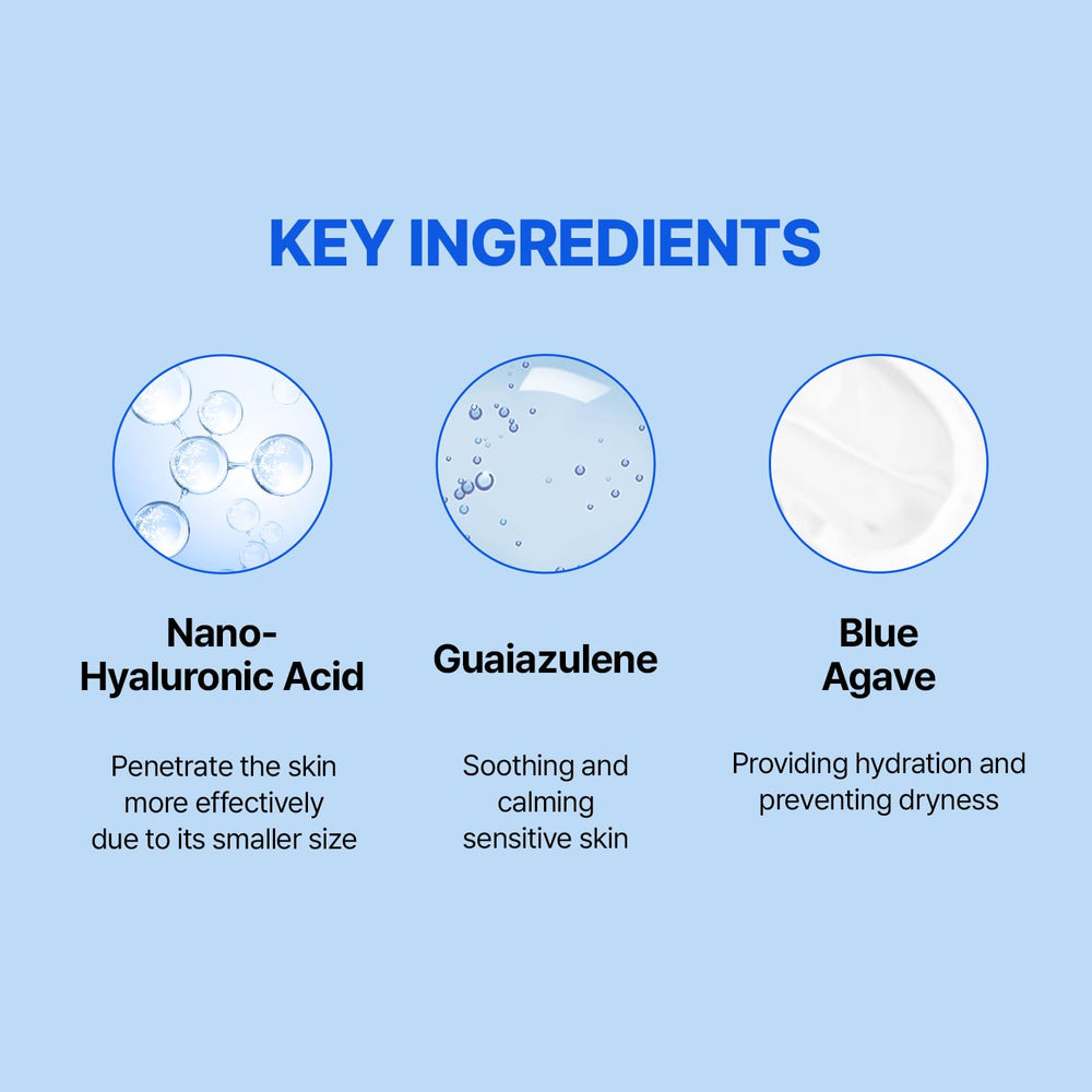 MEDITHERAPY Bluelayer nano-hyaluronique et agave bleu hydratent durablement.