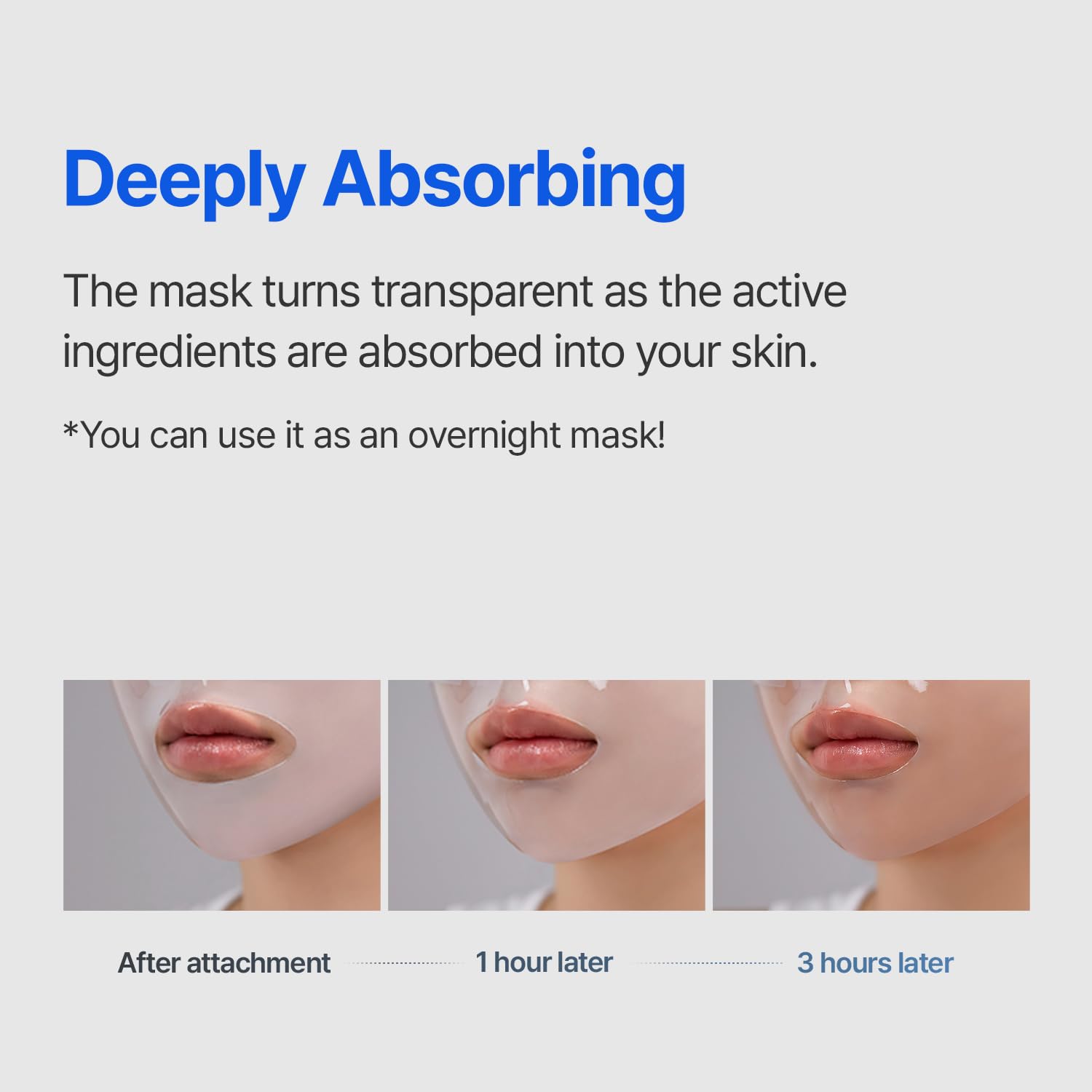 MEDITHERAPY Bluelayer texture hydrogel transparente procure fraicheur et confort.