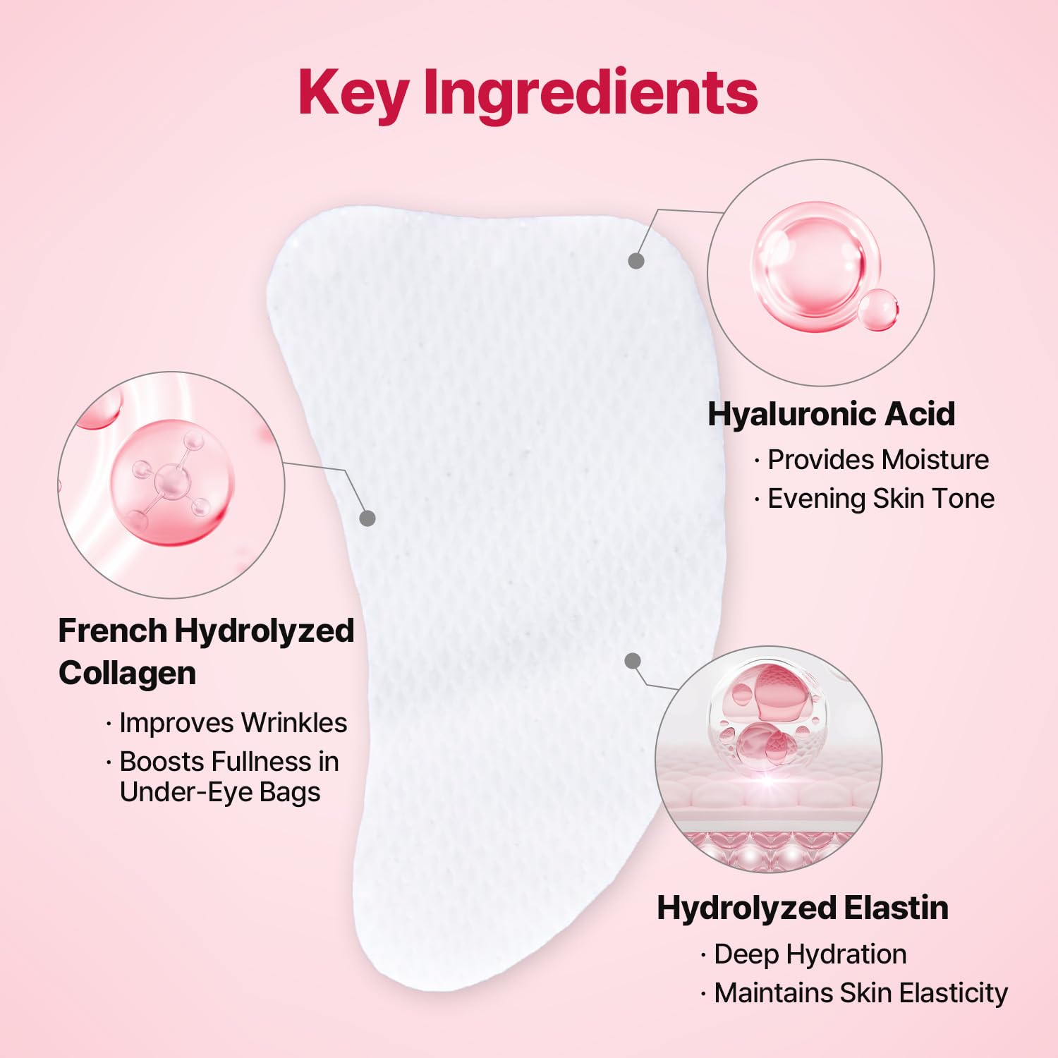 MEDITHERAPY patch yeux riche en collagène français pour fermeté