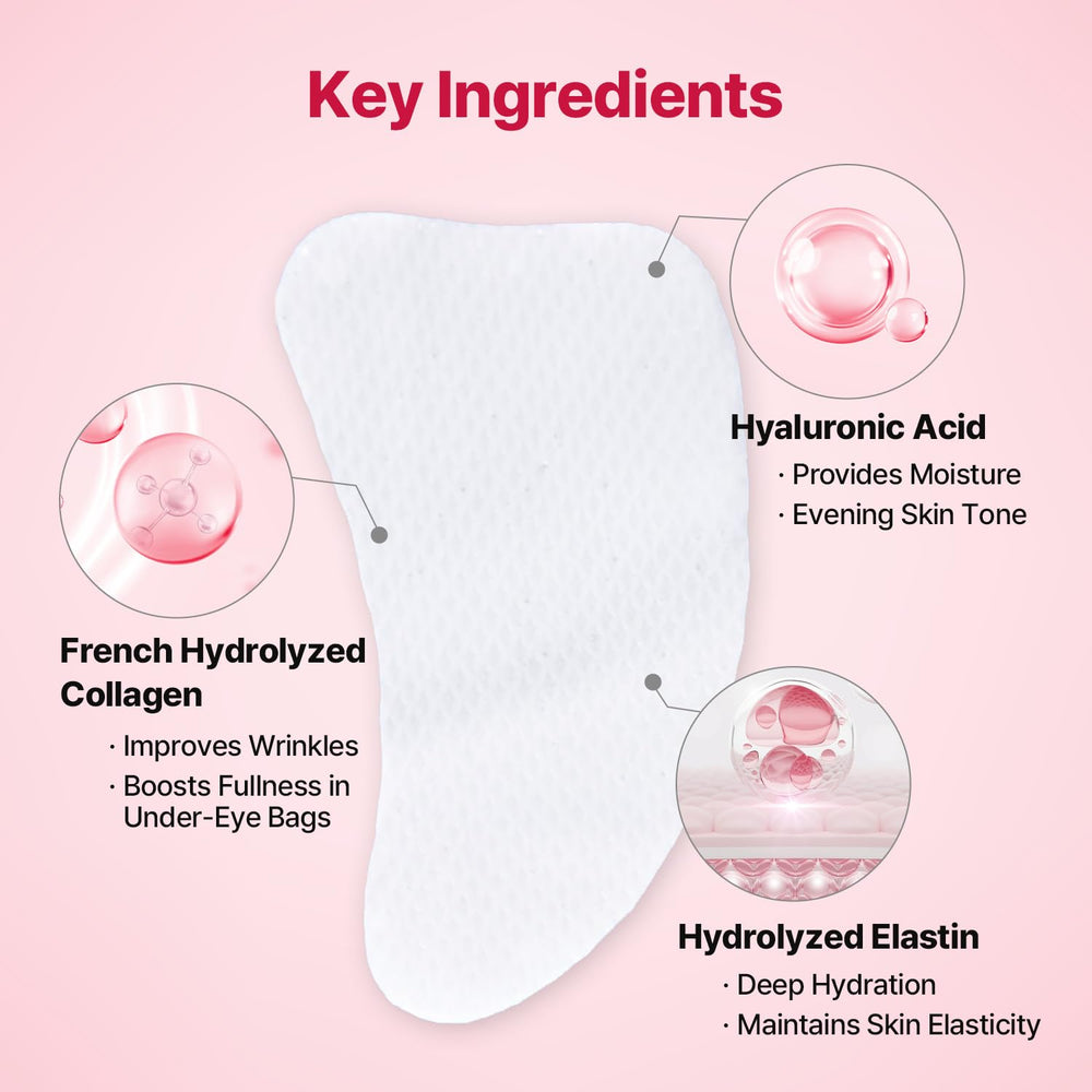MEDITHERAPY patch yeux riche en collagène français pour fermeté