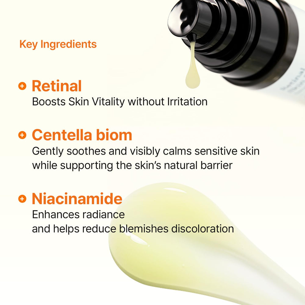 MEDITHERAPY Retinal Serum — pores resserrés et texture affinée.