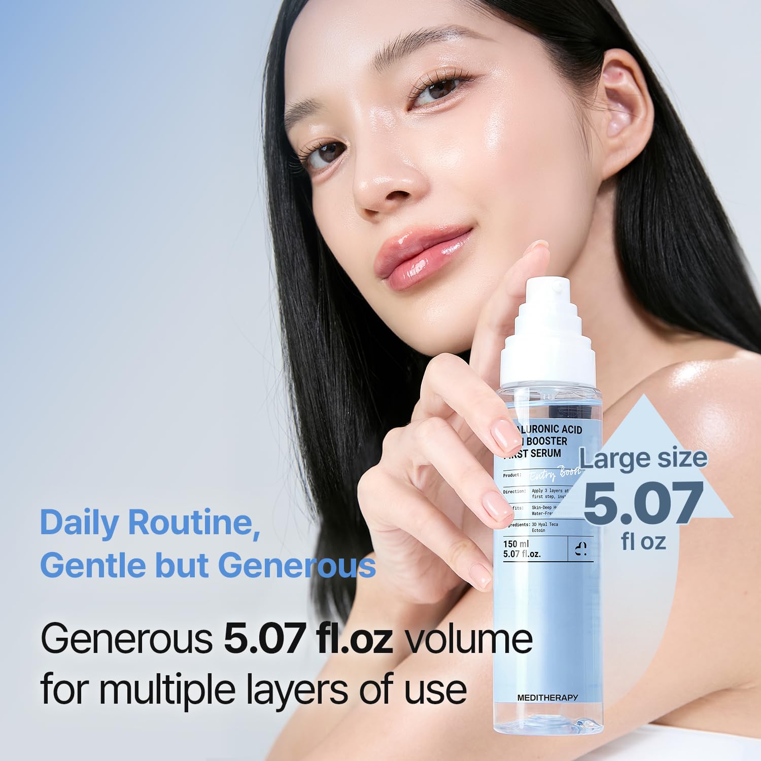 MEDITHERAPY sérum sensation légère et plume après absorption