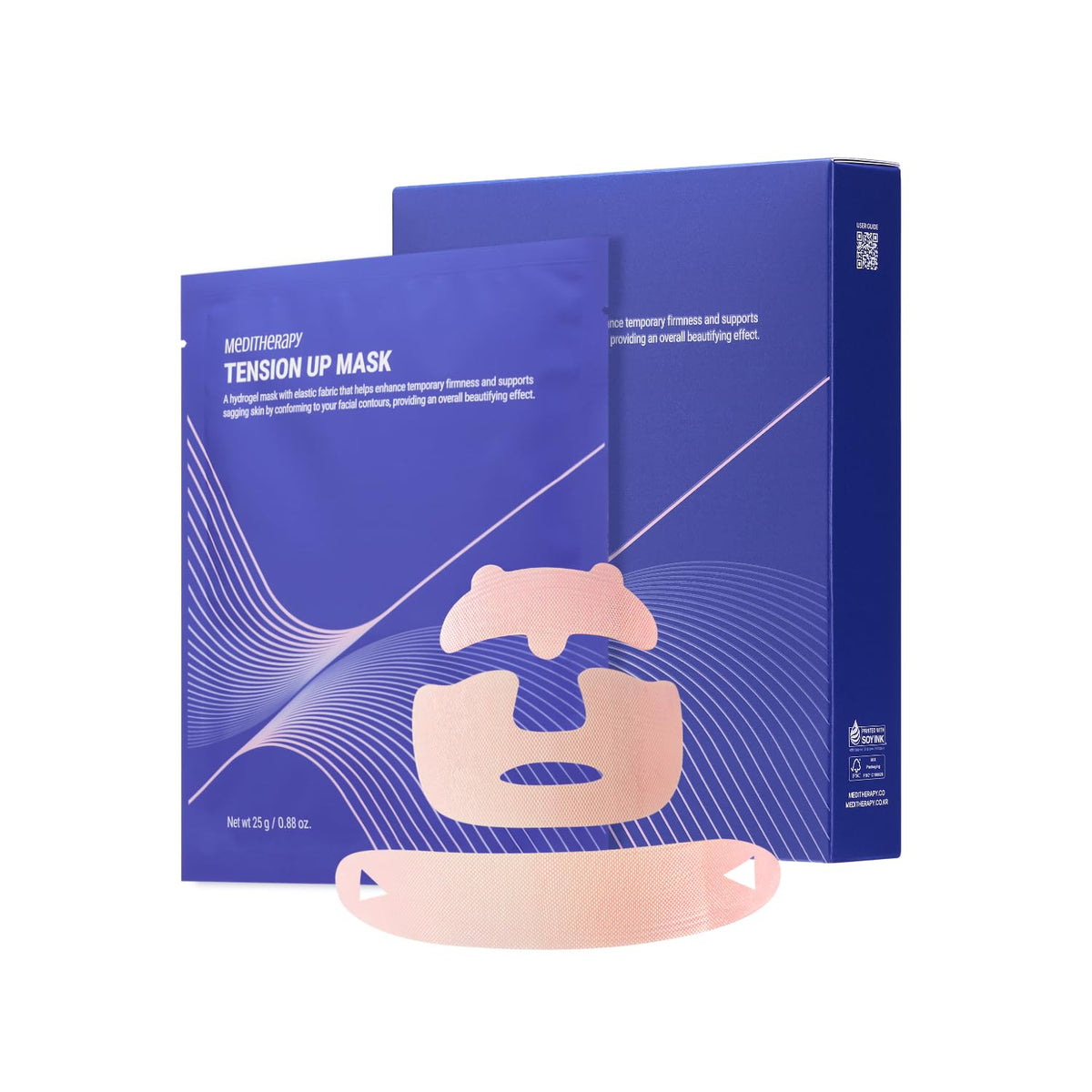 MEDITHERAPY Tension Up Mask – emballage pratique pour routine beauté à domicile.
