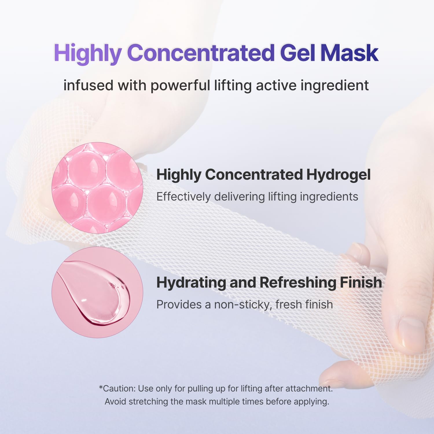 MEDITHERAPY Tension Up Mask – lifting instantané grâce à l’hydrogel haute élasticité.