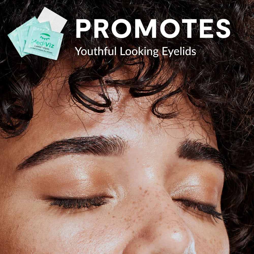MEDIVIZ Lingettes Nettoyantes Yeux – usage rapide pour rafraîchir et apaiser les paupières irritées.