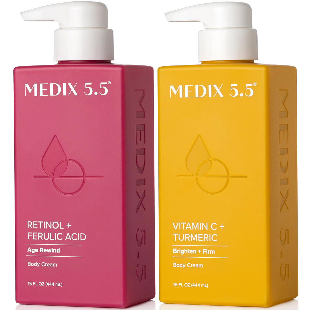 Medix 5.5 crème retinol pour le corps – flacon prêt à l'emploi pour hydratation ciblée